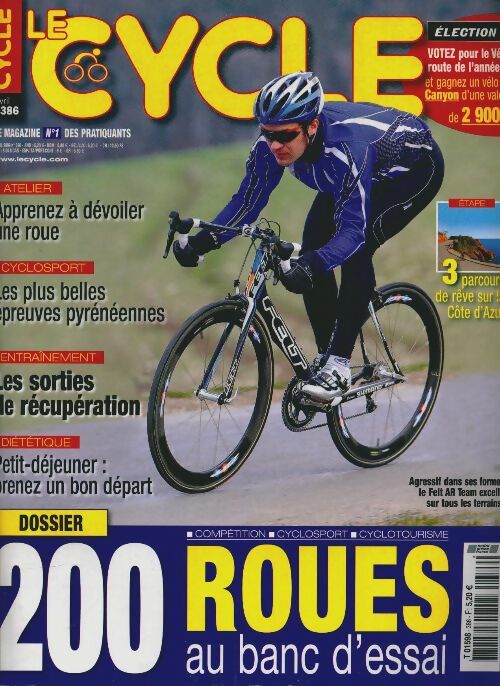 Livrenpoche : Le cycle  n°386 : 200 roues au banc d'essai - Collectif - Livre
