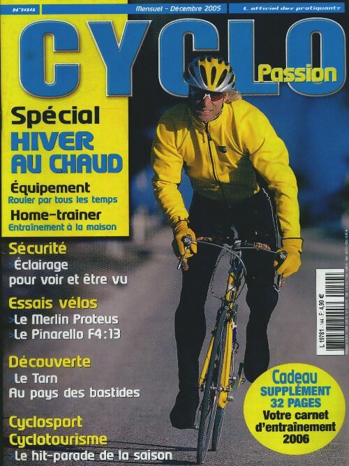 Livrenpoche : Cyclo passion n°144 : Spécial hiver au chaud - Collectif - Livre
