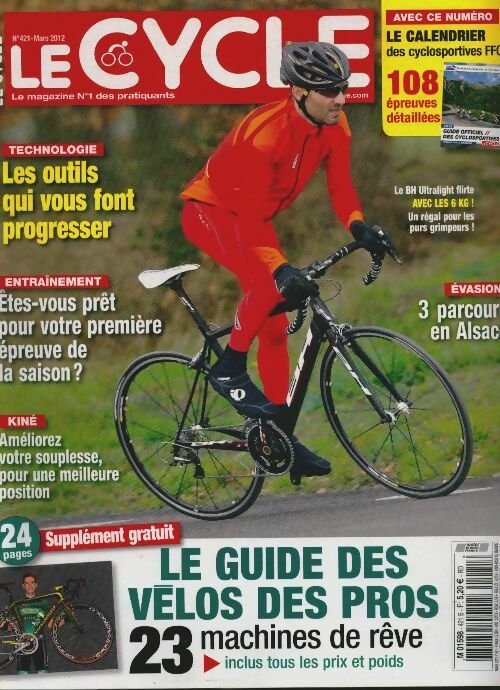 Livrenpoche : Le cycle  n°421 : Le guide des vélos des pros - Collectif - Livre