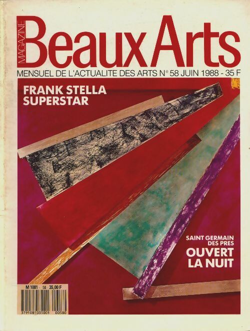 Livrenpoche : Beaux-Arts Magazine n°58 : Frank Stella superstar - Collectif - Livre