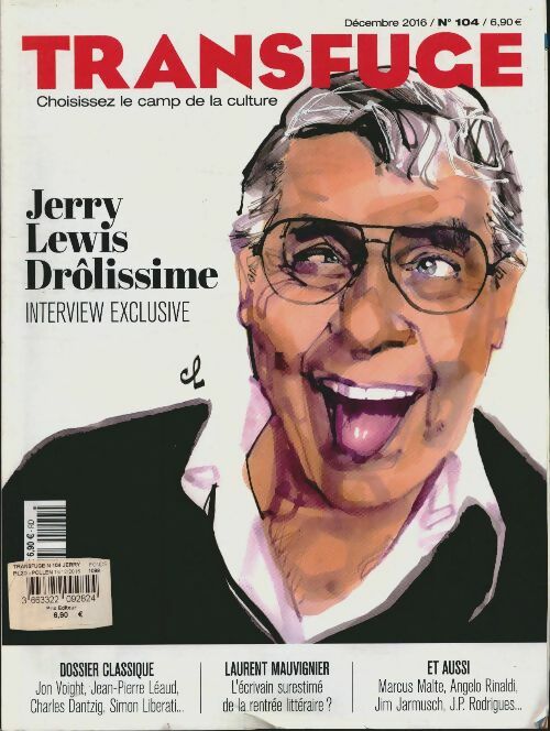 Livrenpoche : Transfuge n°104 : Jerry Lewis drôlissime - Collectif - Livre