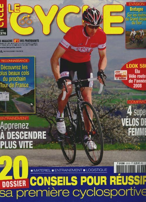 Livrenpoche : Le cycle  n°376 : 20 conseils pour réussir sa première cyclosportive - Collectif - Livre