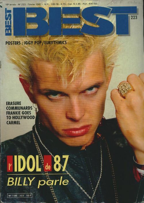 Livrenpoche : Best n°223 : L'Idol de 87, Billy parle - Collectif - Livre