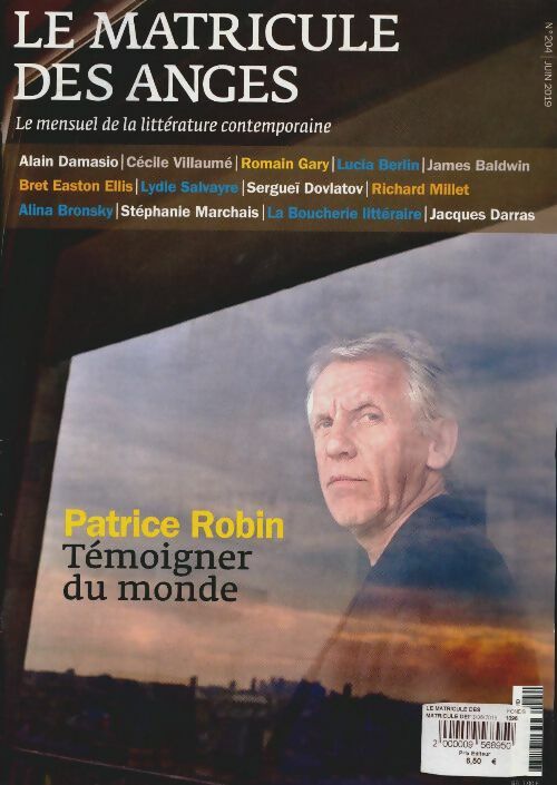 Livrenpoche : Le matricule des anges n°204 : Patrice Robin - Collectif - Livre