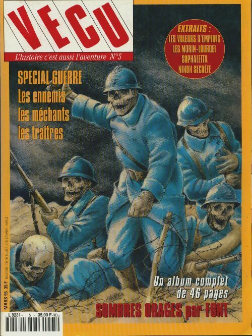 Livrenpoche : Vécu  n°5 : Spécial guerre - Collectif - Livre