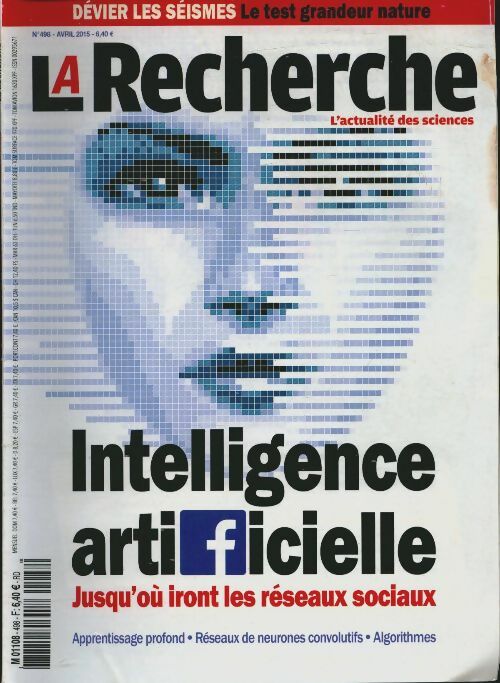 Livrenpoche : La recherche n°498 : Intelligence artificielle - Collectif - Livre