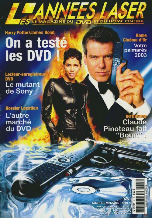 Livrenpoche : Les Années Laser  n°91 : Harry Potter/James Bond, on a testé les DVD - Collectif - Livre