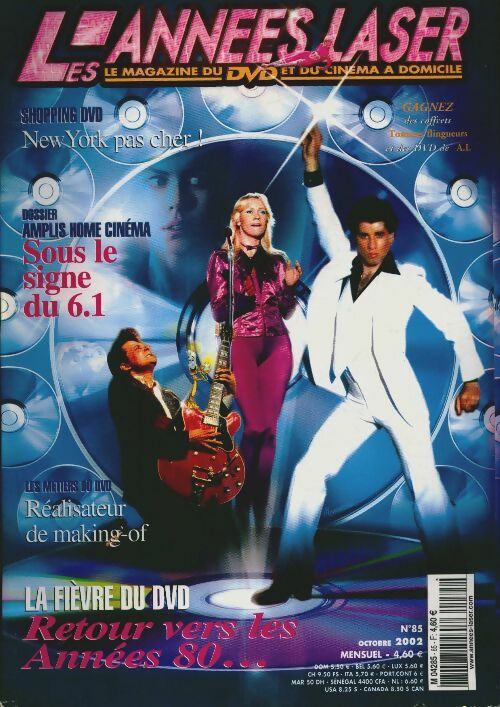 Livrenpoche : Les Années Laser  n°85 : La fièvre du DVD, retour vers les années 80 - Collectif - Livre