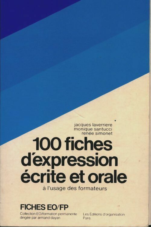 Livrenpoche : 100 fiches d'expression écrite ou orale à l'usage des formateurs - Jacques Laverrière - Livre