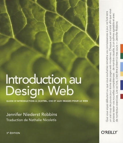 Livrenpoche : Introduction au design web - Jennifer Niederst Robbins - Livre