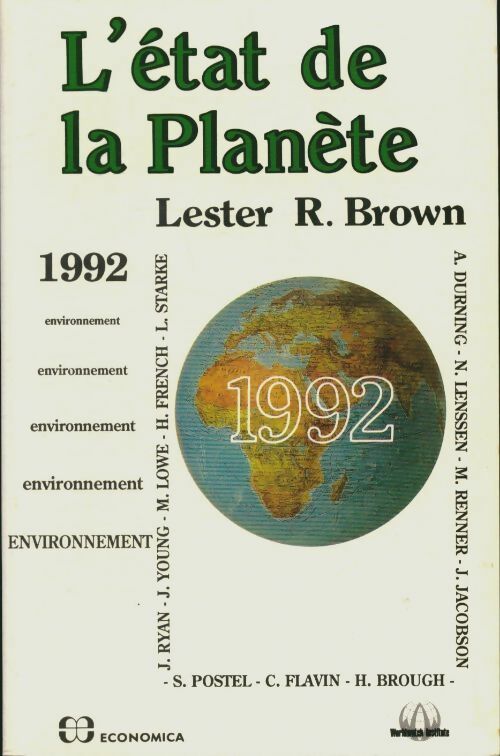 Livrenpoche : L'état de la planète 1992 - Lester R. Brown - Livre