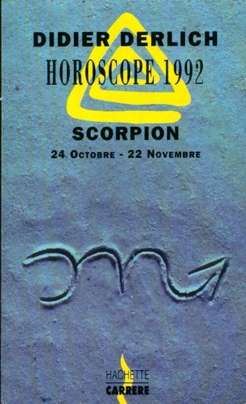Livrenpoche : Scorpion 1992 - Didier Derlich - Livre