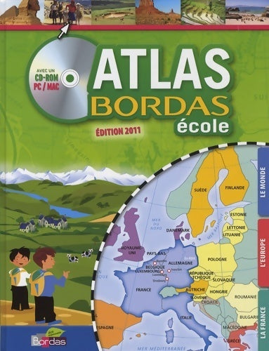 Livrenpoche : Atlas bordas école - Collectif - Livre