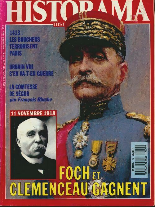 Livrenpoche : Historama (nouvelle série) n°57 : Foch et Clémenceau gagnants - Collectif - Livre