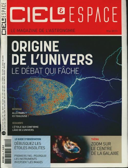 Livrenpoche : Ciel et espace n°516 : Origine de l'univers - Collectif - Livre