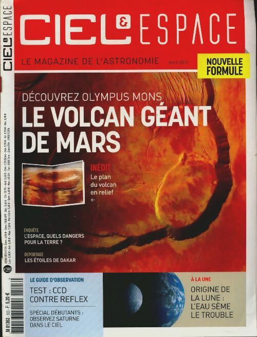 Livrenpoche : Ciel et espace n°503 : Le volcan géant de Mars - Collectif - Livre