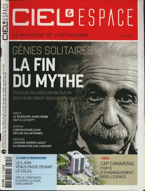 Livrenpoche : Ciel et espace n°505 : La fin du mythe - Collectif - Livre