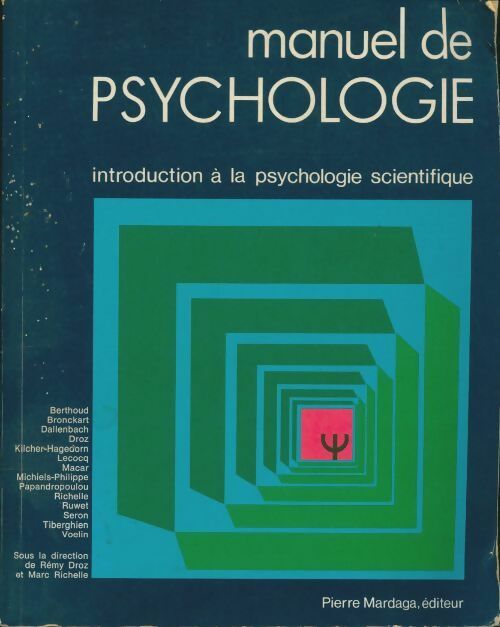 Livrenpoche : Manuel de psychologie - Collectif - Livre