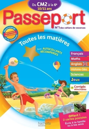 Livrenpoche : Passeport du CM2 à la 6e. Cahier de vacances - Eliane Masclet - Livre
