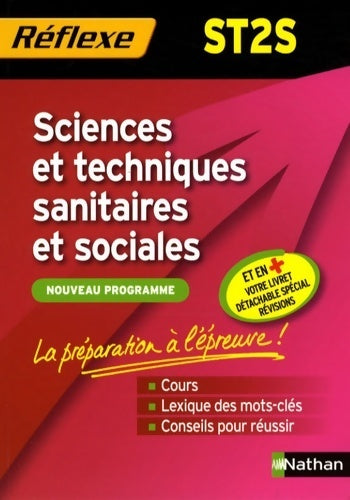 Livrenpoche : Sciences et techniques sanitaires et sociales ST2S - Elise Colombeau - Livre