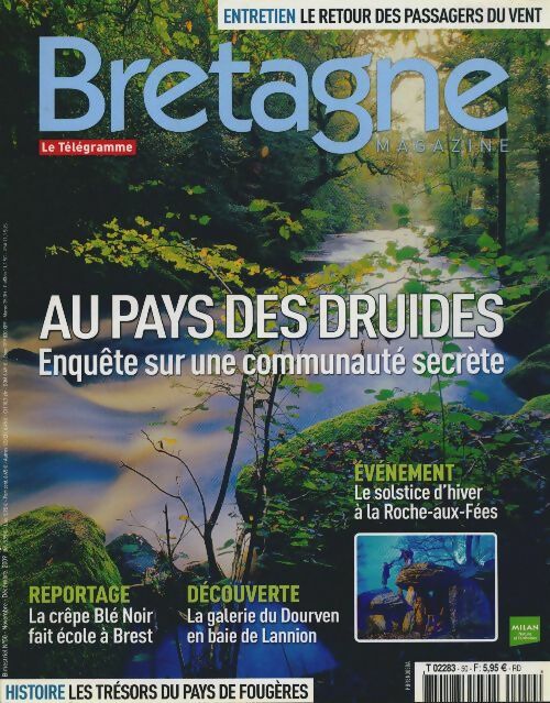 Livrenpoche : Bretagne magazine n°50 : Au pays des druides - Collectif - Livre