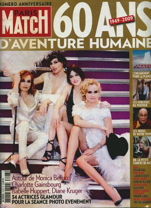 Livrenpoche : Paris Match n°3123 : 60 ans d'aventure humaine - Collectif - Livre