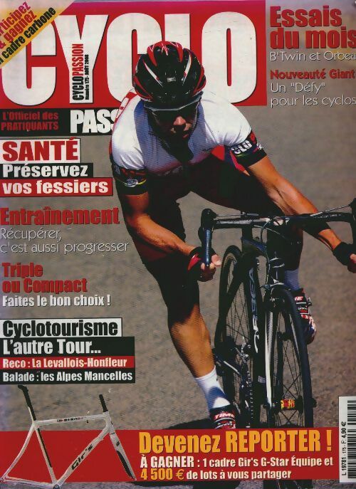 Livrenpoche : Cyclo passion n°175 : Santé : préservez vos fessiers - Collectif - Livre
