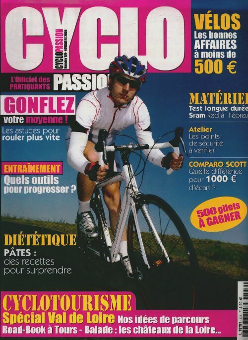 Livrenpoche : Cyclo passion n°178 : Cyclotourisme spécial Val de Loire - Collectif - Livre
