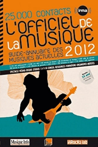 Livrenpoche : L'officiel de la musique 2012 - Collectif - Livre