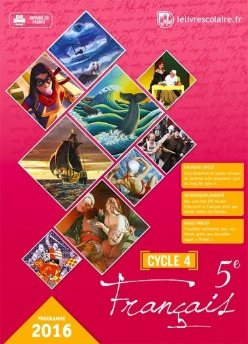 Livrenpoche : Français 5e 2016 - Collectif - Livre