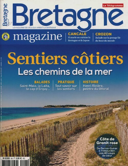 Livrenpoche : Bretagne magazine n°96 : Sentiers côtiers - Collectif - Livre