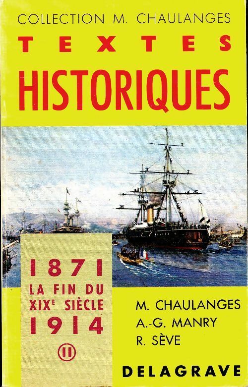 Livrenpoche : 1871-1914. La fin du XIXe siècle Tome II - M. Chaulanges - Livre