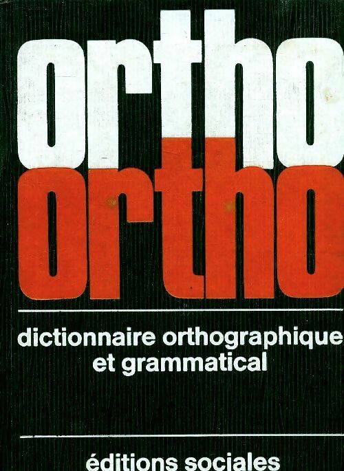 Livrenpoche : Ortho vert - André Sève - Livre