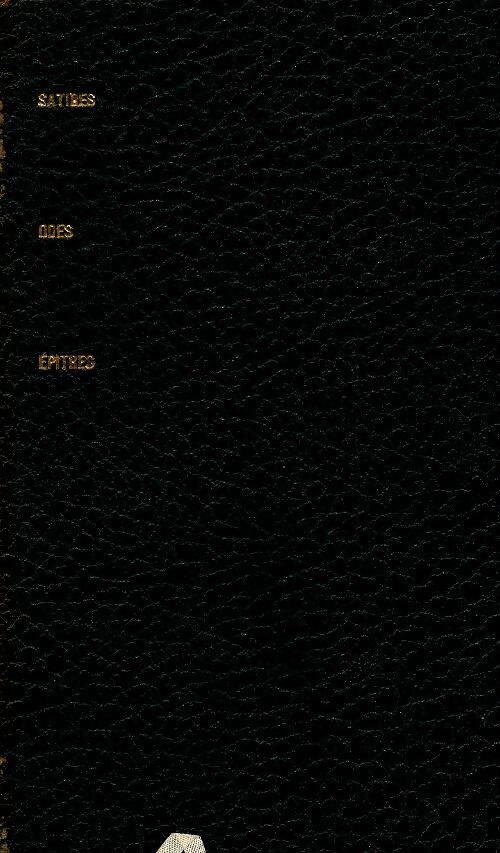 Livrenpoche : Satires, odes, épîtres - Horace - Livre