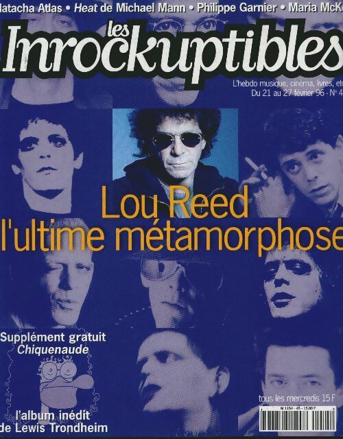 Livrenpoche : Les inRockuptibles n°45 : Lou Reed, l'ultime métamorphose - Collectif - Livre