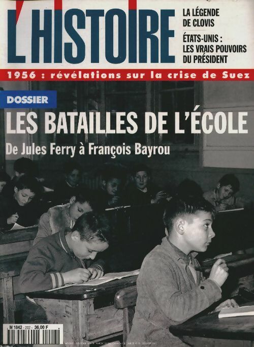 Livrenpoche : L'histoire n°202 : Les batailles de l'école - Collectif - Livre