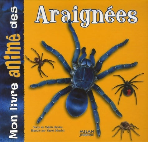 Livrenpoche : Mon livre animé des araignées - Valérie Davies - Livre