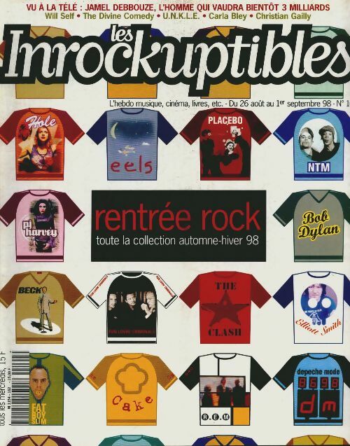 Livrenpoche : Les inRockuptibles n°162 : Rentrée rock - Collectif - Livre