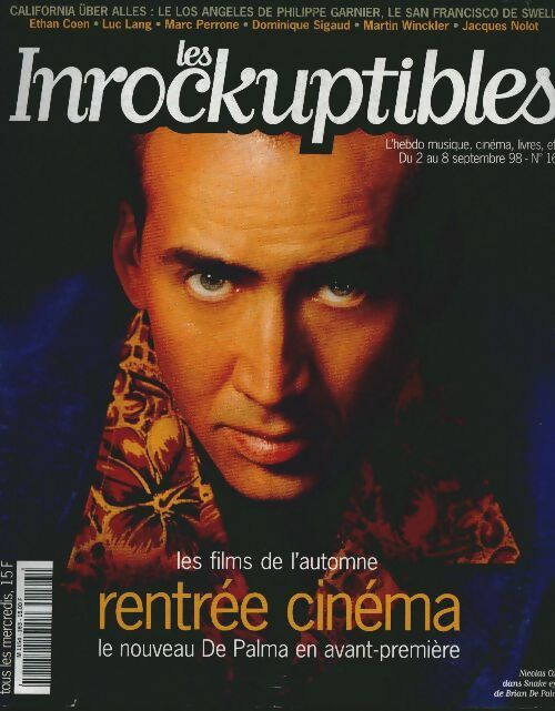Livrenpoche : Les inRockuptibles n°163 : Rentrée cinéma - Collectif - Livre