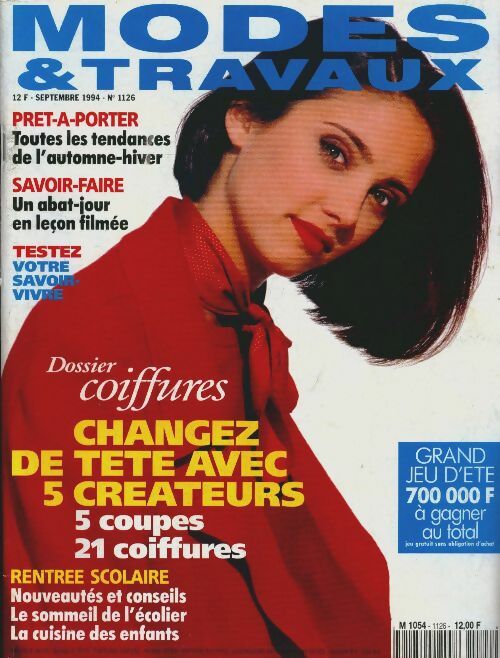 Livrenpoche : Modes & travaux n°1126 : Dossier coiffures - Collectif - Livre