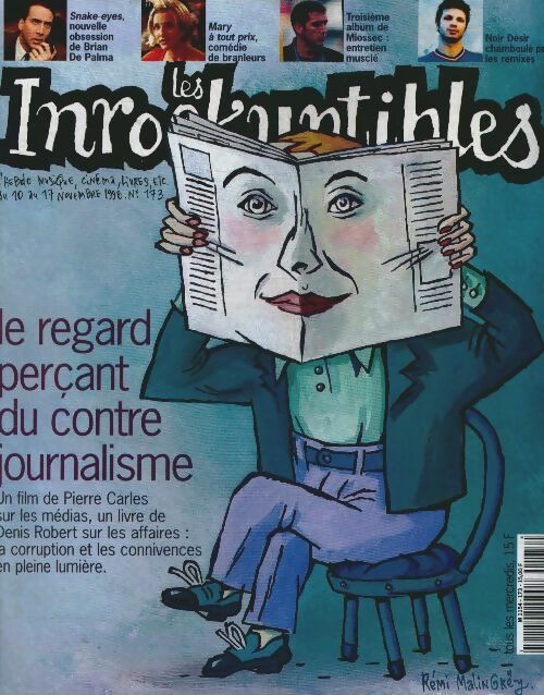 Livrenpoche : Les inRockuptibles n°173 : Le regard perçant du contre journalisme - Collectif - Livre