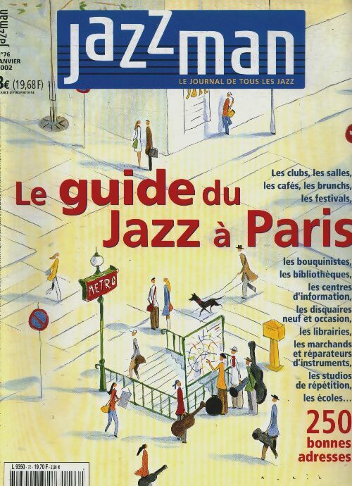 Jazzman n°76 : Le guide du jazz à Paris - Collectif -  Jazzman - Livre