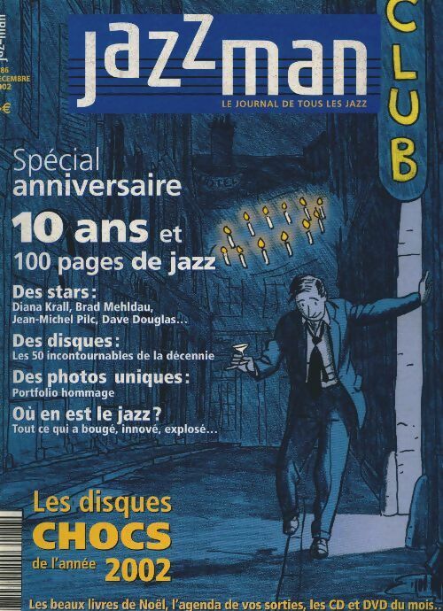 Livrenpoche : Jazzman n°86 : Les disques chocs de l'année 2002 - Collectif - Livre