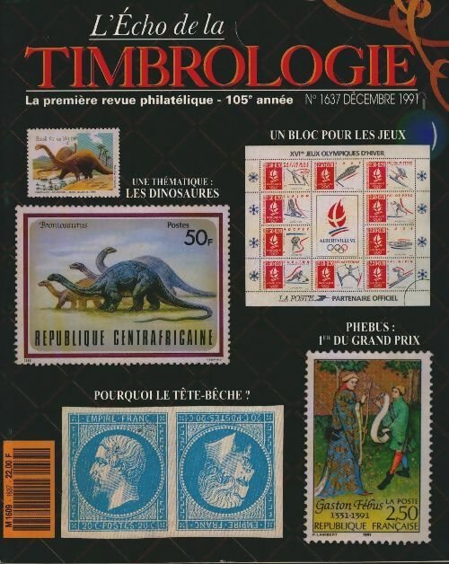 L'écho de la timbrologie n°1637 - Collectif -  L'écho de la timbrologie - Livre