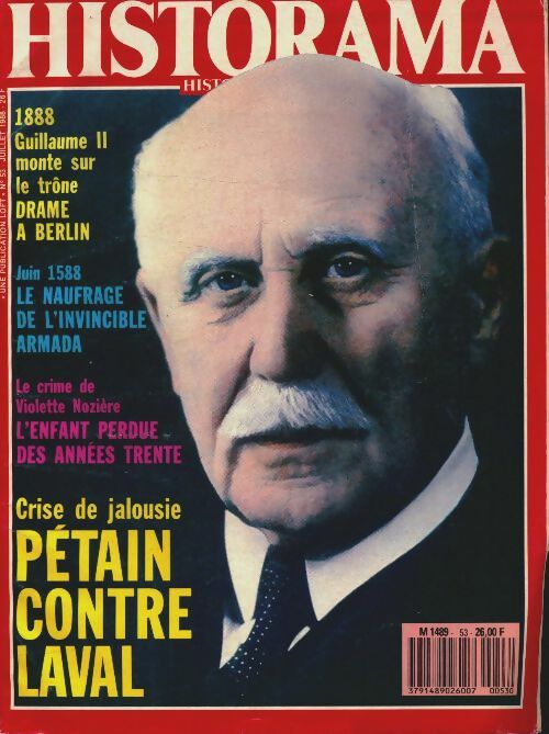 Livrenpoche : Historama n°53 : Pétain contre Laval - Collectif - Livre