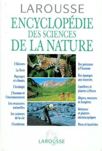 Livrenpoche : Encyclopédie des sciences de la nature - Collectif - Livre