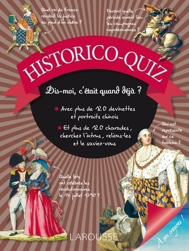 Livrenpoche : Historico-quiz- cahier de vacances - Collectif - Livre