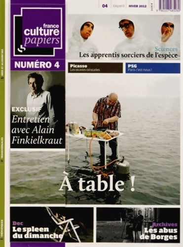 Livrenpoche : France culture papiers n°4 hiver 2012 : - Jean-Michel Djian - Livre