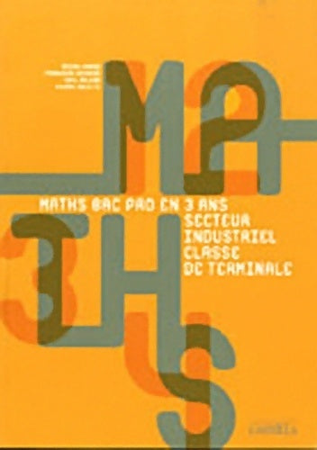 Livrenpoche : Maths Terminale bac pro secteur industriel - Michel Babin - Livre