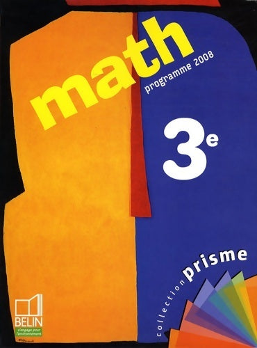 Livrenpoche : Math 3e - Claude Deschamps - Livre